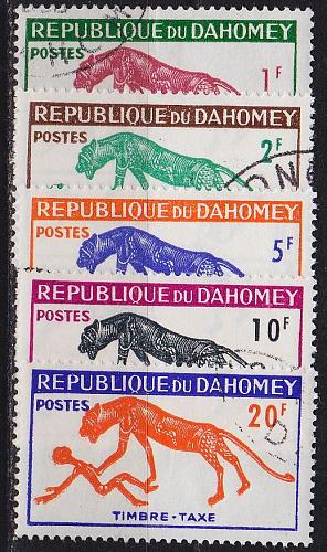DAHOMEY [Porto] MiNr 0032-36 ( O/used )