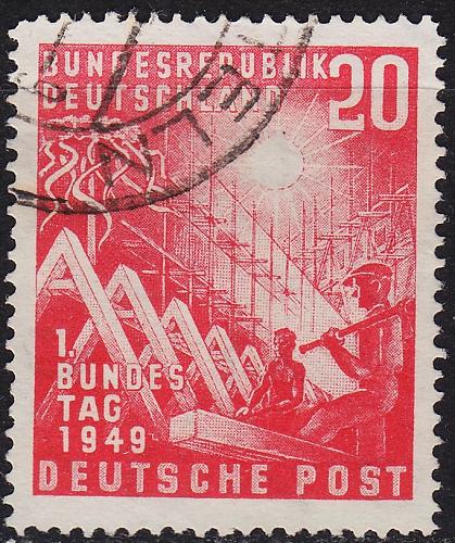 GERMANY BUND [1949] MiNr 0112 ( O/used ) [01]