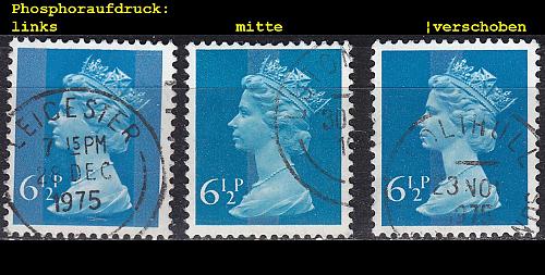 ENGLAND GREAT BRITAIN [1974] MiNr 0658 ex ( O/used ) [02] Machin Spezial 6,5p blau