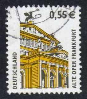 Germany #2204 Old Opera House - Frankfurt; Used |DEU2204-02