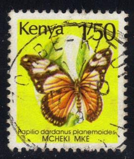 Kenya #430A Butterfly; Used |KEN0430A-01