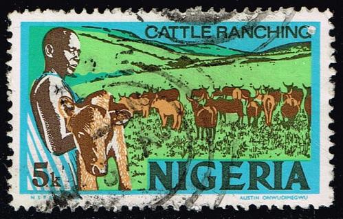 Nigeria #294 Cattle Ranching; Used |NGA0294-03