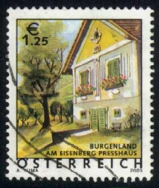 Austria #1877 Wine Press House; Eisenberg; Used |AUT1877-01