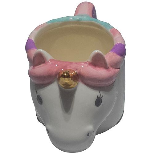 Unicorn Rainbow 3D Coffee Mug 16 Oz Hand painted Ceramic Pink Cup Coffee Tea New