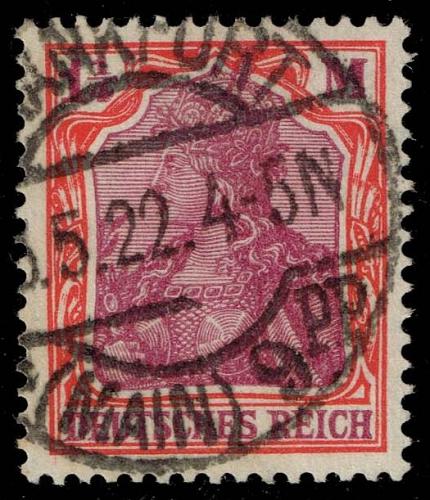 Germany #130 Germania; Used |DEU0130-02XDP