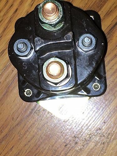 4 Post Grounded Insulated Solenoid for Mercury Marine 15-400, 15-487