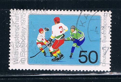Germany 1163 Used Ice Hockey (GI0160P11)+