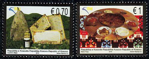 Kosovo Stamps 2010. Kosovo Gastronomy. Set MNH