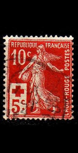 FRANKREICH FRANCE [1914] MiNr 0126 ( O/used ) Rotes Kreuz