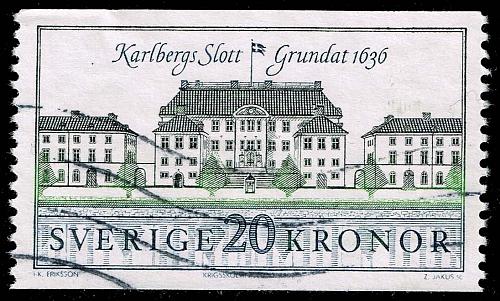 Sweden #1876 Karlsberg Castle; Used |SVE1876-10