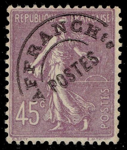 France #143 Sower; Used Precancel |FRA0143-04XDP