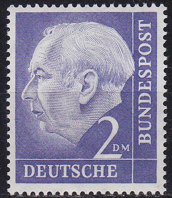 GERMANY BUND [1954] MiNr 0195 w ( **/mnh )