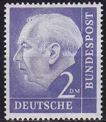 GERMANY BUND [1954] MiNr 0195 w ( **/mnh )