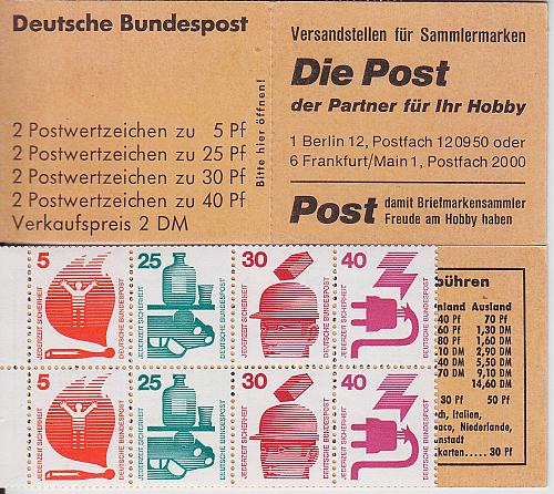 GERMANY BUND [Markenheft] MiNr 19 a ( **/mnh )