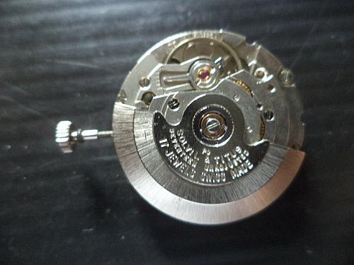 GENUINE ETA 2836-2 WITH 17J SOLVIL TITUS "PANTHER" D/D DIAL HANDS, STEM, CROWN.