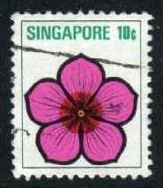 Singapore #191 Periwinkle; Used |SIN0191-03