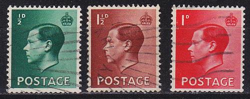 ENGLAND GREAT BRITAIN [1936] MiNr 0194-96 Z ( O/used ) [01]