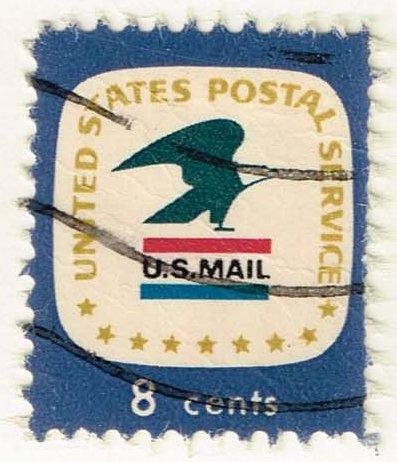 US #1396 U.S. Postal Service Emblem; Used |USA1396-02