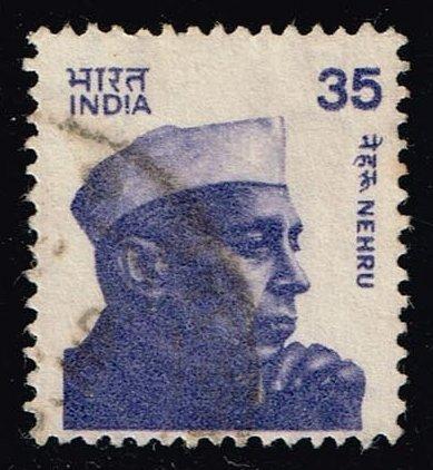 India #844 Jawaharlal Nehru; Used |IND0844-03