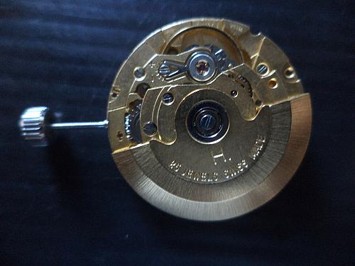 HACKING ETA 25J UNBRANDED 2836-2 , KANJI DAY/DATE WHEELS, HANDS, STEM, CROWN.