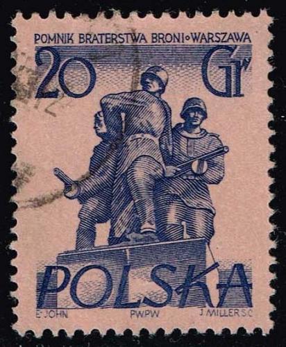 Poland #671 Brothers in Arms Monument; Used |POL0671-01