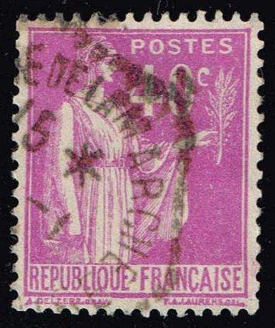 France #265 Peace with Olive Branch; Used |FRA0265-03