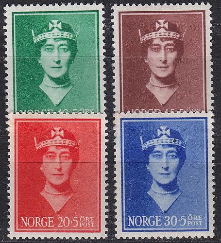 NORWEGEN NORWAY [1939] MiNr 0203-06 ( **/mnh )