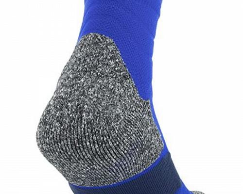 Under Armour Basketball Socks Mens Women Quarter Large 1 Pair Blue Cushioned New