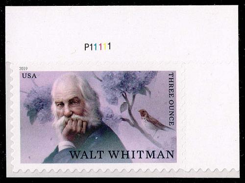 US #5414 Walt Whitman P# Single; MNH |USA5414-06