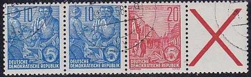 GERMANY DDR [Zdr] WZ7 ( OO/used ) [01]