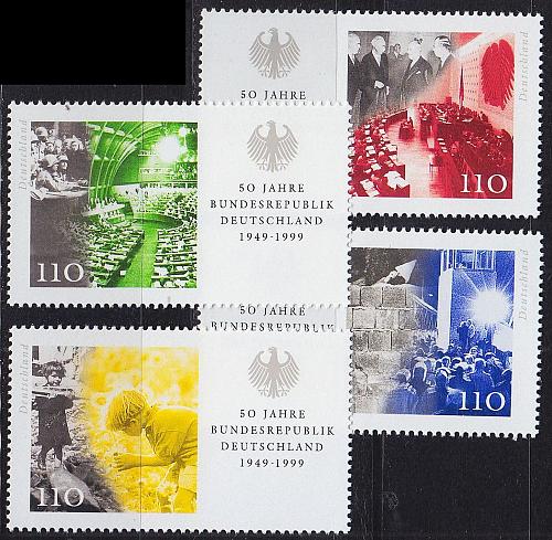 GERMANY BUND [1999] MiNr 2051-54 ( **/mnh )