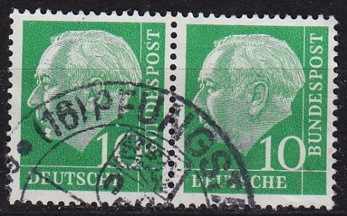 GERMANY BUND [1954] MiNr 0183 y 2er ( O/used ) [01]