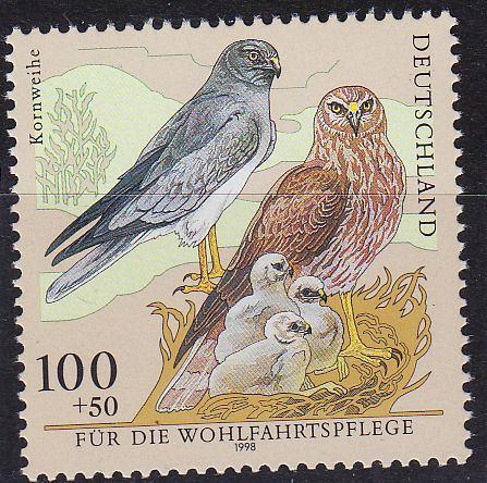 GERMANY BUND [1998] MiNr 2015 ( **/mnh ) Vögel