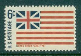 1352 6c Grand Union Flag Fine MNH