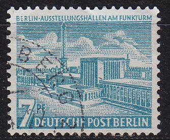 GERMANY BERLIN [1954] MiNr 0121 ( O/used ) Architektur