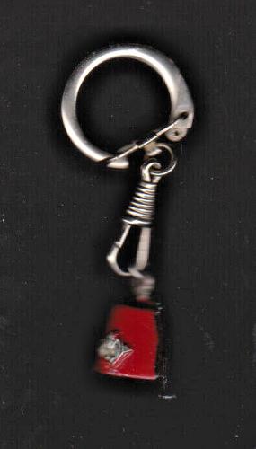 Vintage Shriner's Fez Hat Keychain