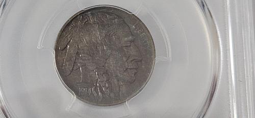 1914 Buffalo Nickel AU58 PCGS