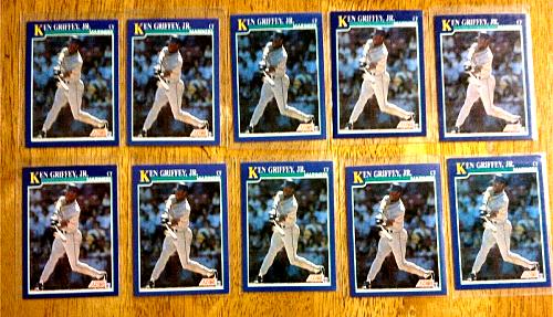 1991 Score #2 Ken Griffey Jr. Seattle Mariners Baseball Lot Of 10 NM-MT