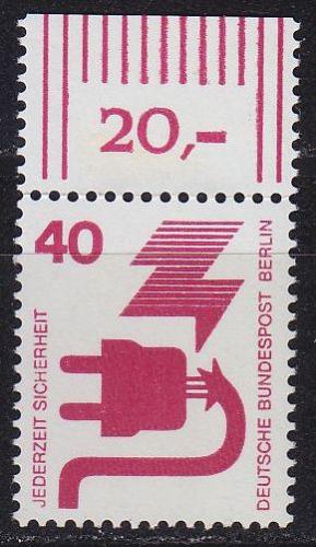 GERMANY BERLIN [1971] MiNr 0407 ( **/mnh ) [03] Unfall ORand