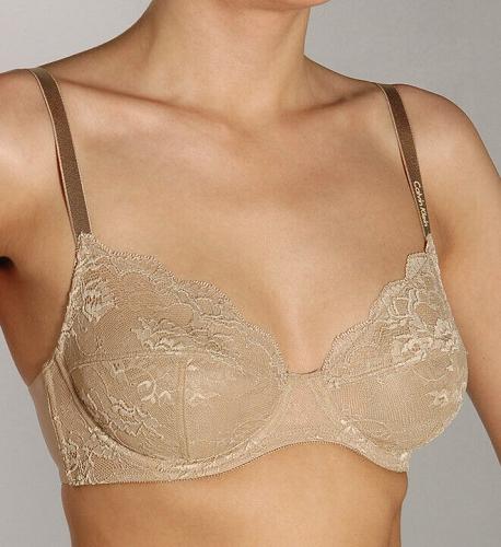 SB0048 Calvin Klein NEW F2936 Seductive Comfort Full Coverage UW Bra Sage 32DD