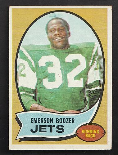 1970 Topps #128 Emerson Boozer Jets Rookie NM-MT Set Break