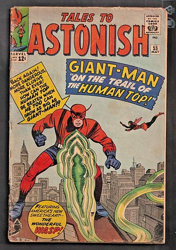 Tales to Astonish #55 Marvel Comics 1964 Silver Age Wasp & Giant-Man Stan Lee