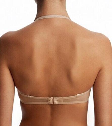 XB008 Natori NEW 132005 Sheer Mesh Convertible Seamless Contour Plunge UW Bra