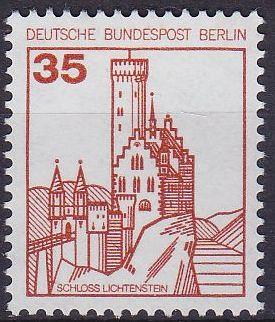 GERMANY BERLIN [1982] MiNr 0673 A ( **/mnh ) Burgen Schlösser