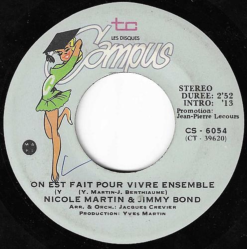 On Est Fait Pour Vivre Ensemble / On S'aimera