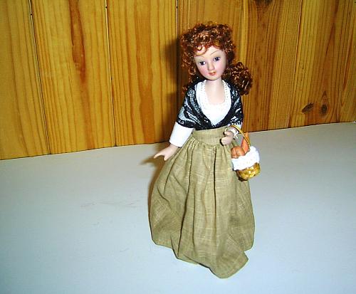 Porcelain doll. Folk Dolls Art. Doll. Puppet. Dummy. Collectible doll