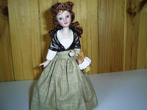 Porcelain doll. Folk Dolls Art. Doll. Puppet. Dummy. Collectible doll