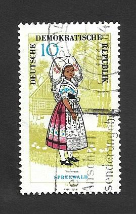 German DDR Used Scott #742 Catalog Value $.90