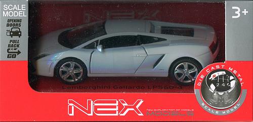 7 - NEX DIE-CAST LAMBORGHINI GALLARDO LP560-4 --  WHITE