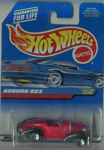 2001 MATTEL HOT WHEELS - AUBURN 852 -- Coll. # 215 - MINT